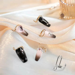 ASTONFOG lifestyle shot of woman applying rings showing quick style change benefit