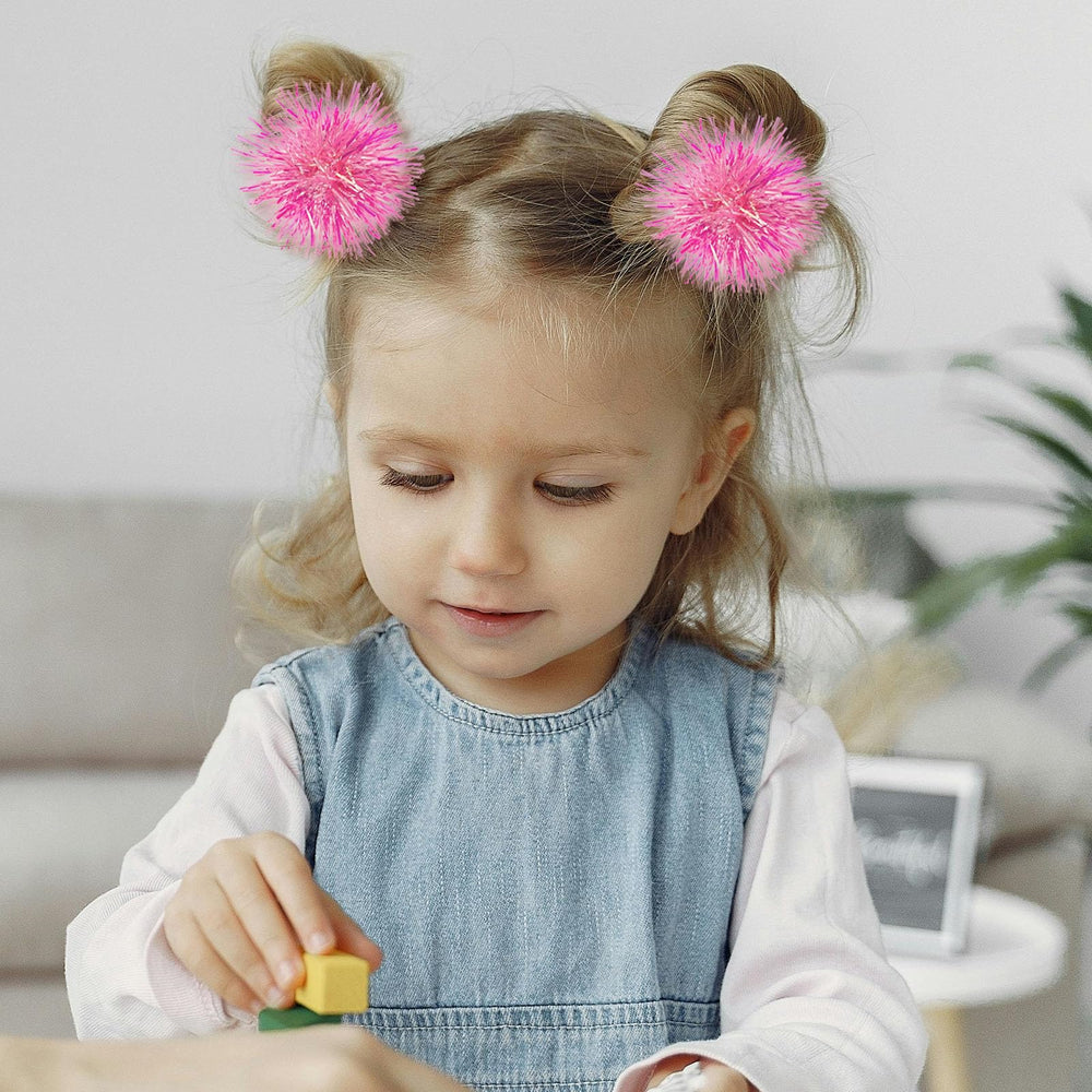 Aswewamt clip secured in hair demonstrating easy styling