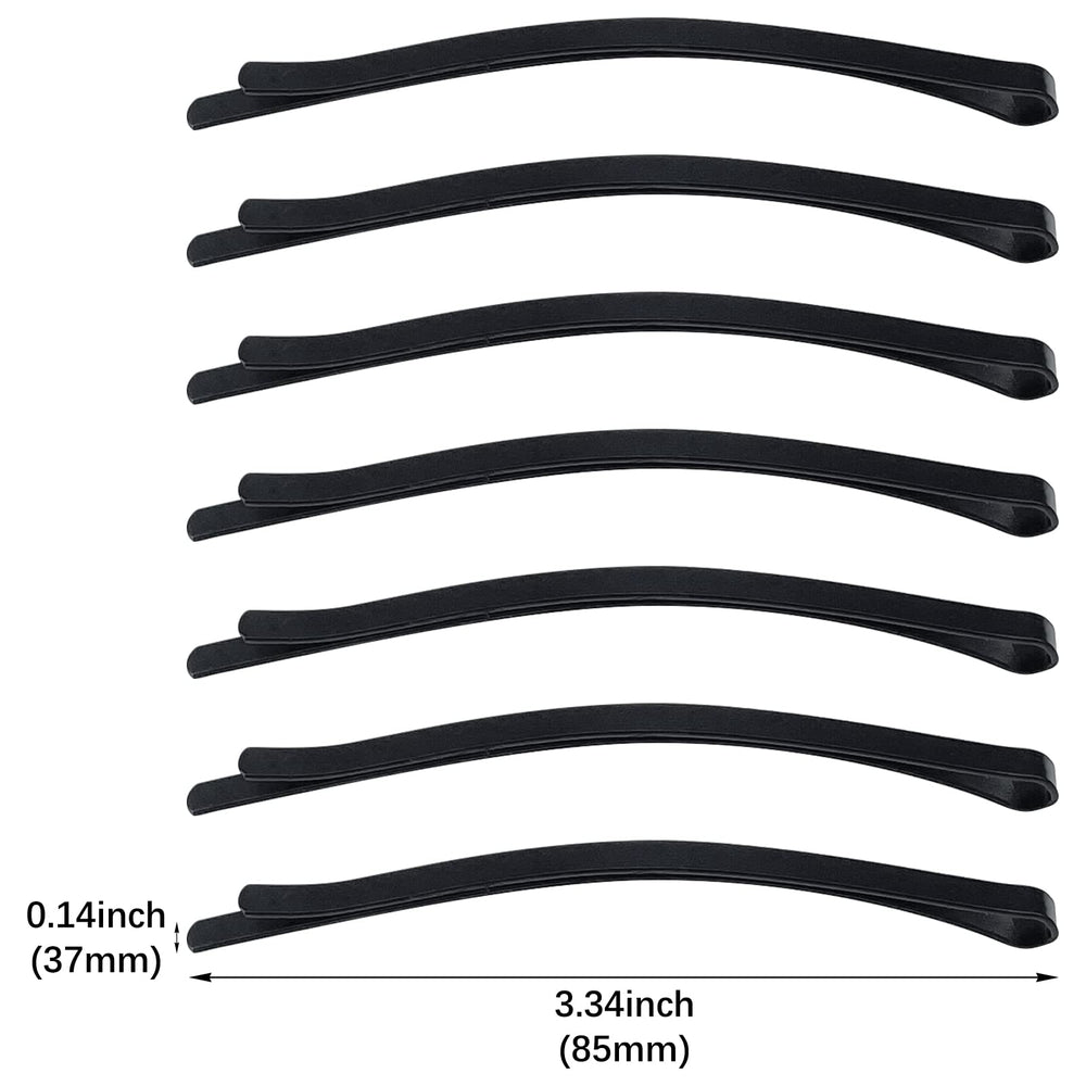 Aswewamt close-up of pin tip and curve, durable grip for thick hair