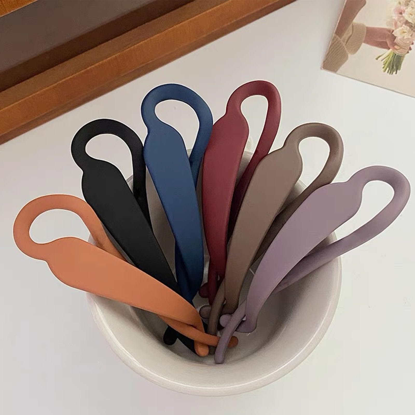 Aswewamt flat-lay of all colors in set highlighting styling options and versatility