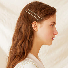 Aswewamt bobby pin decorated with pearls, useful for DIY bridal accents
