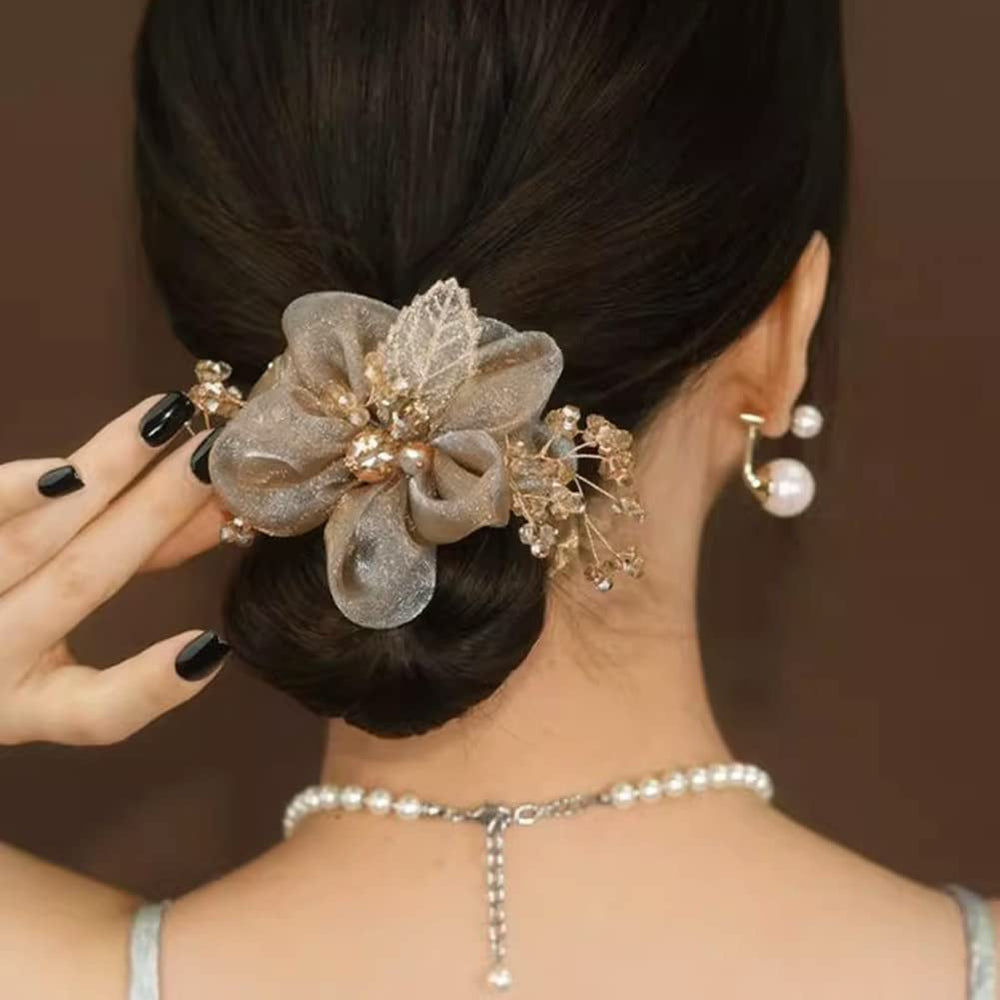 Aswewamt hair tie in ponytail demonstrating secure hold and polished style benefit