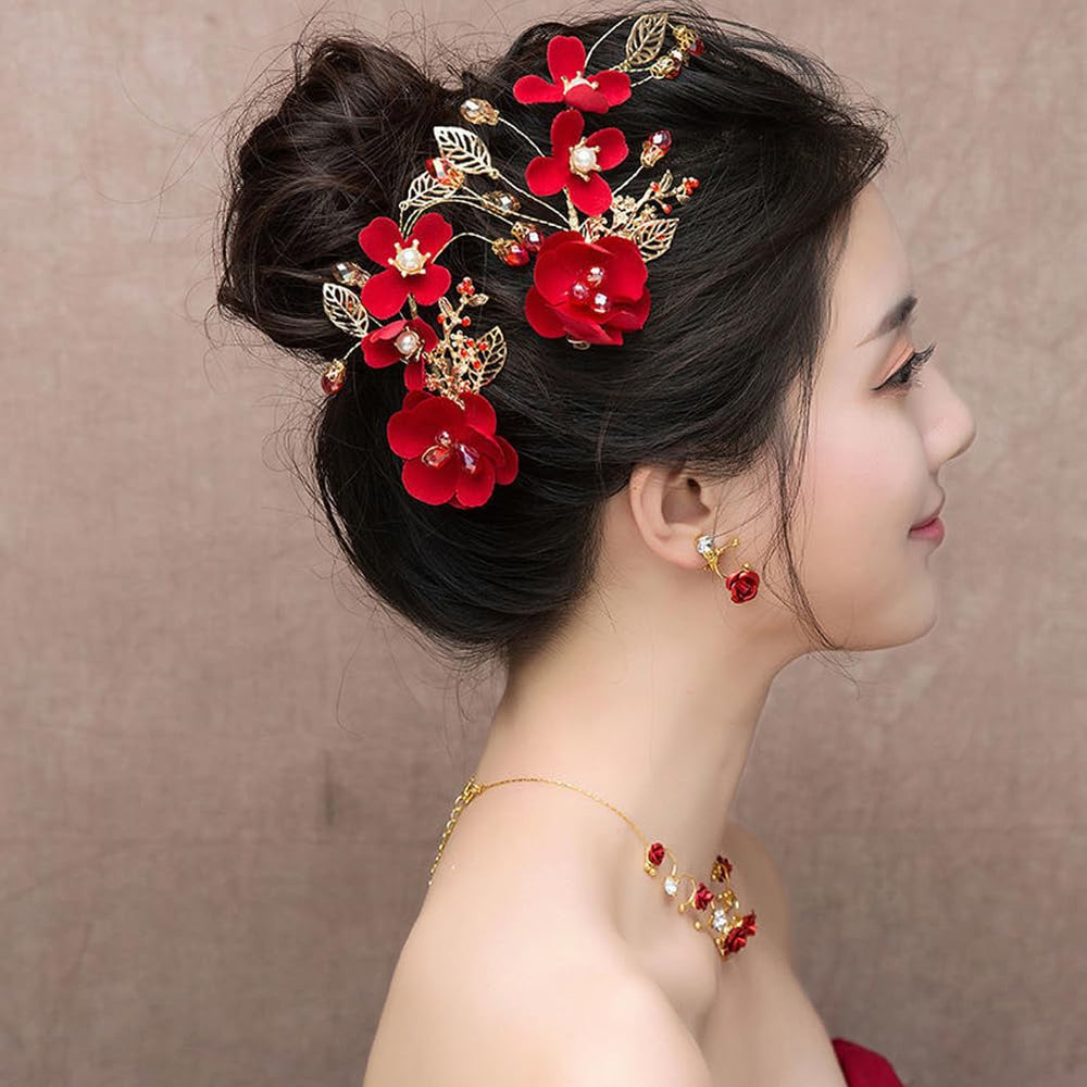 aswewamt in festive setting showing how clips complement holiday outfits