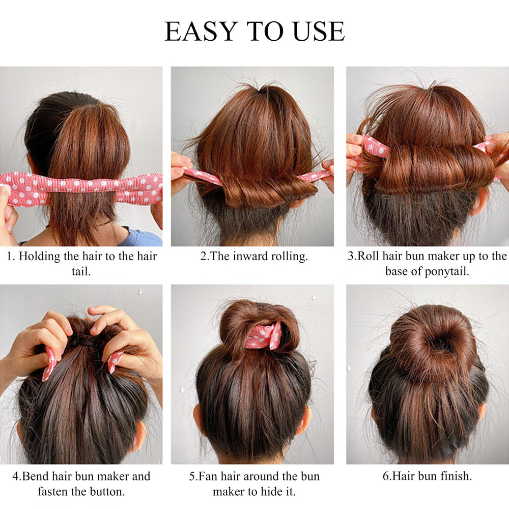 aswewamt tool in use making a neat bun for fast styling