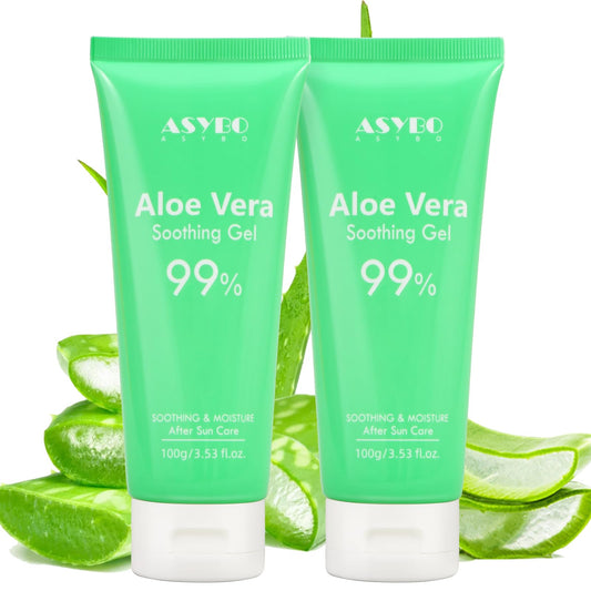 ASYBO front packaging showing 100 2ml tubes and clear label, convenient for travel