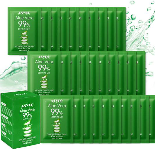ASYBO front packaging sachet display showing portability and freshness