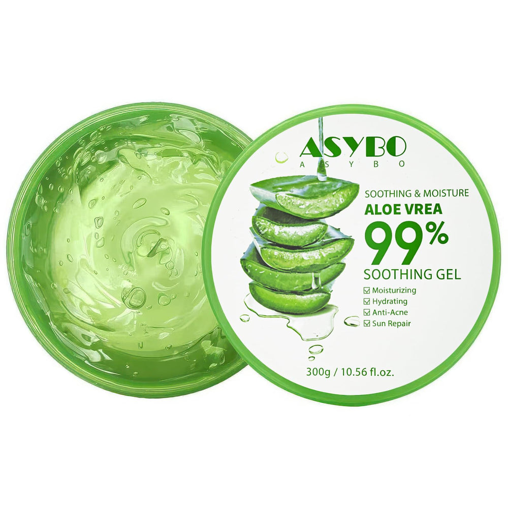 ASYBO front packaging showing 300 ml gel and clear bottle for quick identification and convenience