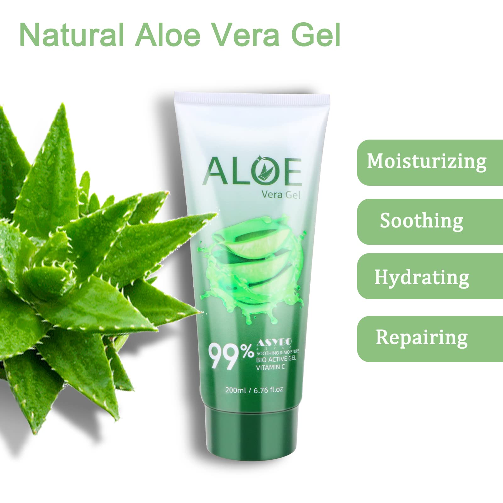 ASYBO gel on hand demonstrating lightweight hydration and fast absorption