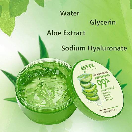 ASYBO gel texture close-up highlighting smooth non-greasy consistency