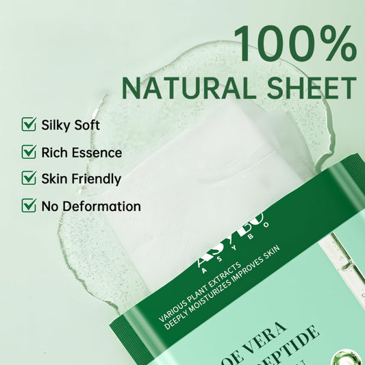 ASYBO open pouch with serum-rich mask ready for application