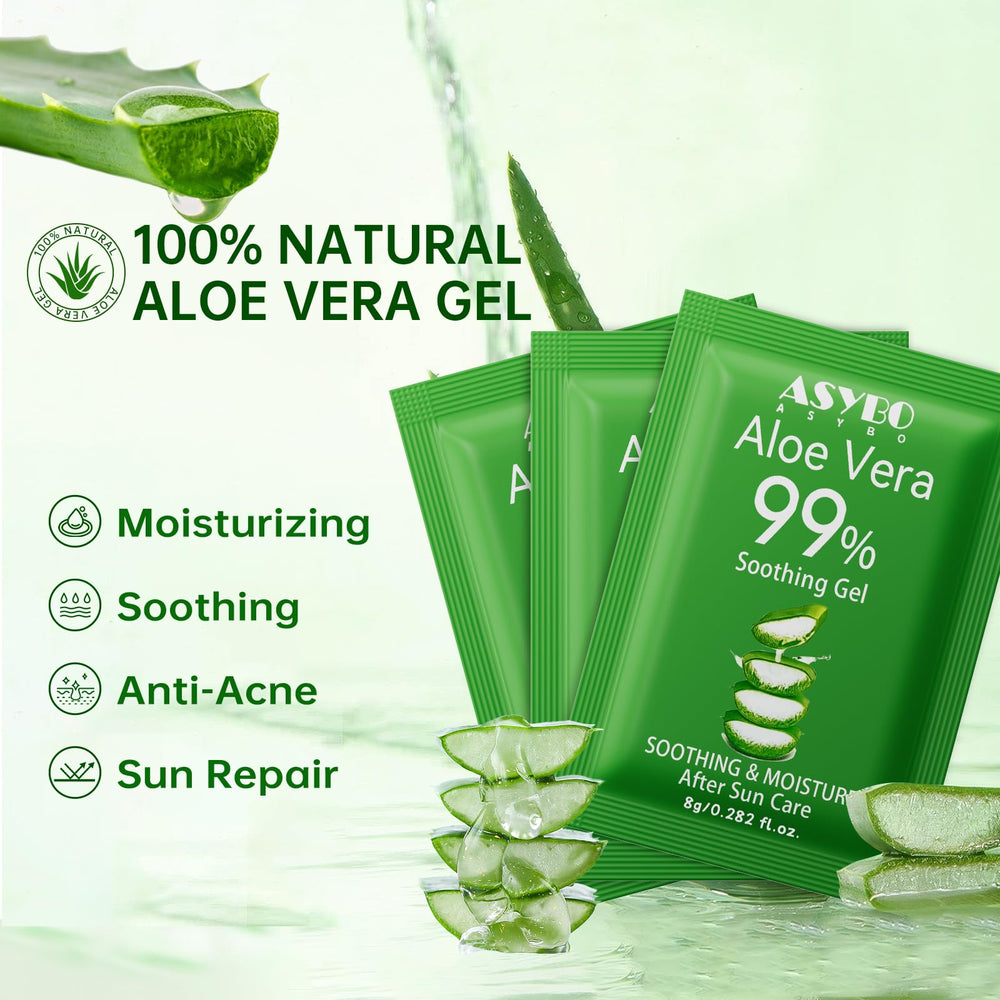ASYBO sachet closeup showing clear gel texture for quick absorption