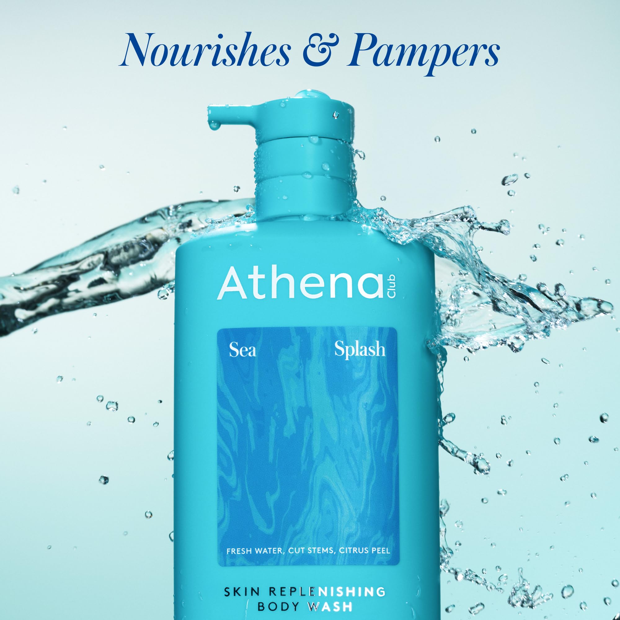 Athena Club pump close-up displaying creamy texture and easy dispensing