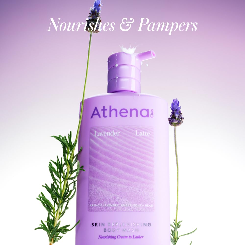 Athena Club pump dispenser detail for easy, controlled product use benefit