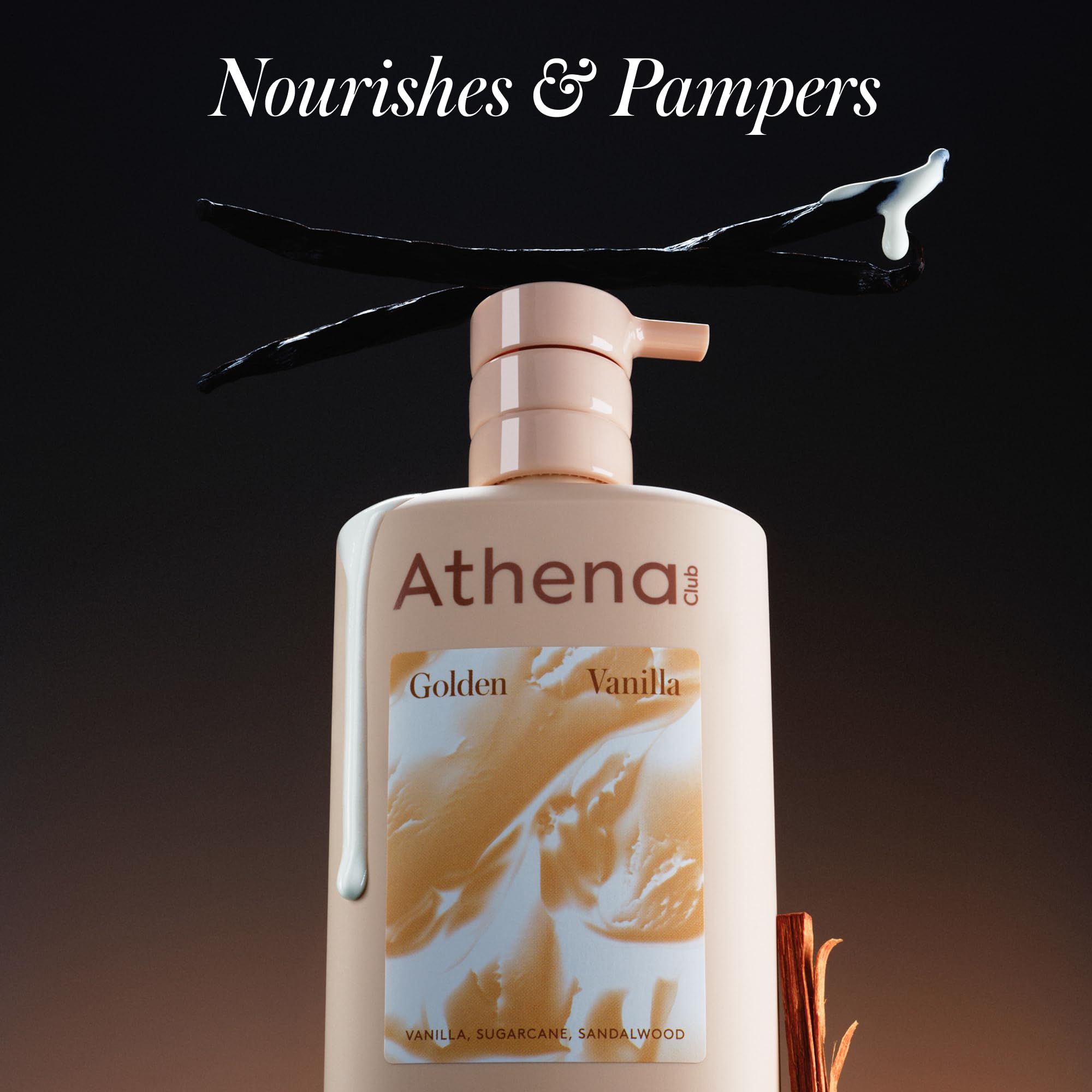 Athena Club pump dispenser detail for easy controlled cleansing