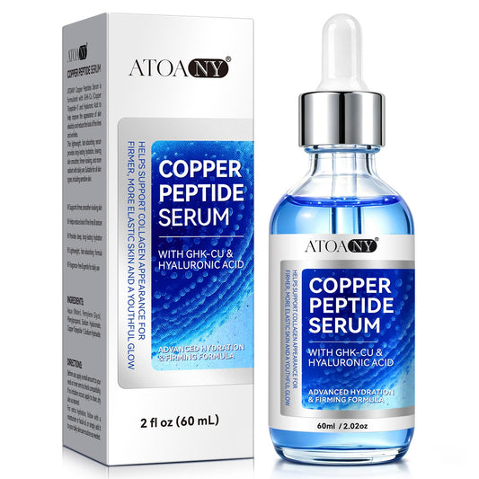 ATOANY serum front packaging showing bottle and label, highlights clarity and potency