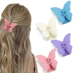 Atoden butterfly front view showing decorative clip and secure hold