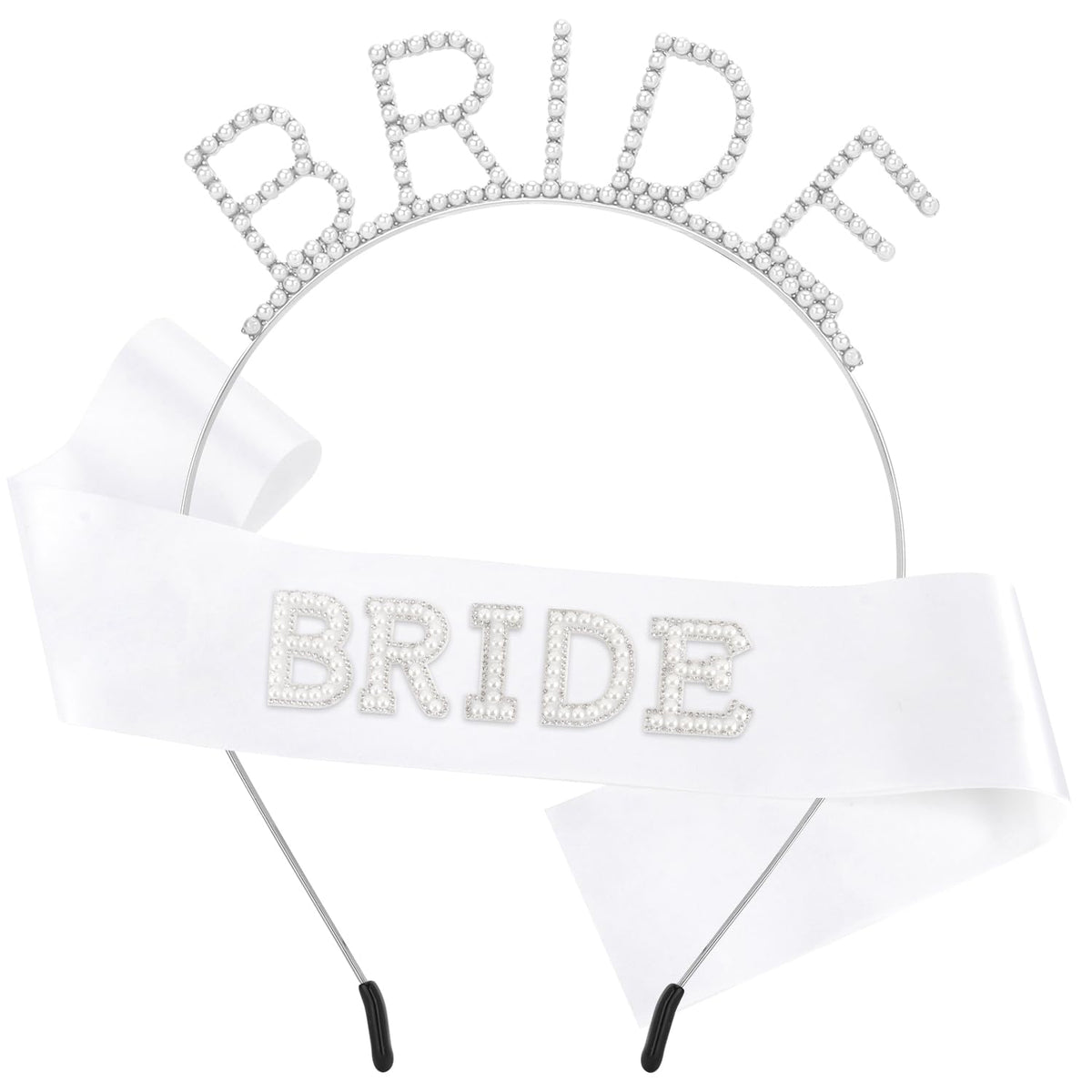 Atoden front view of sash and headband showing complete set and gift-ready look