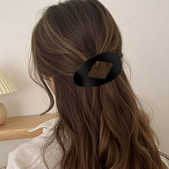 Atoden in hair half-up style demonstrating sleek everyday look