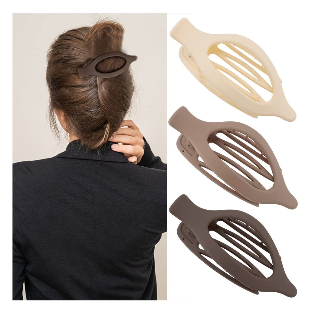 ATODEN front view of matte flat clip showing sleek hold