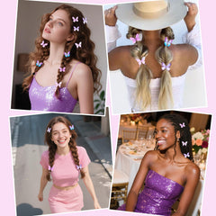Atoden on model in half-up hairstyle adds playful Y2K flair
