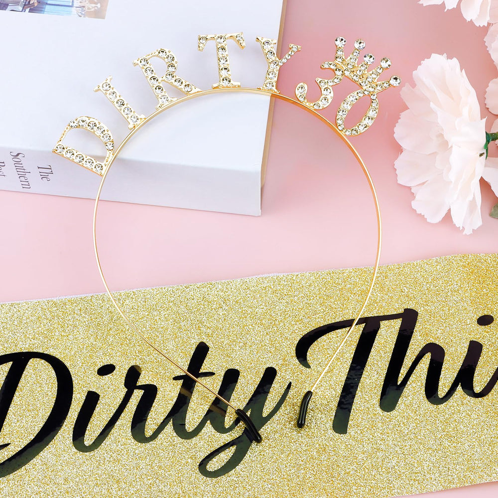 Atoden party scene with sash and tiara enhancing birthday photos