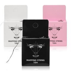 ATOMUS front packaging showing three pre-inked eyebrow strings, professional organization benefit
