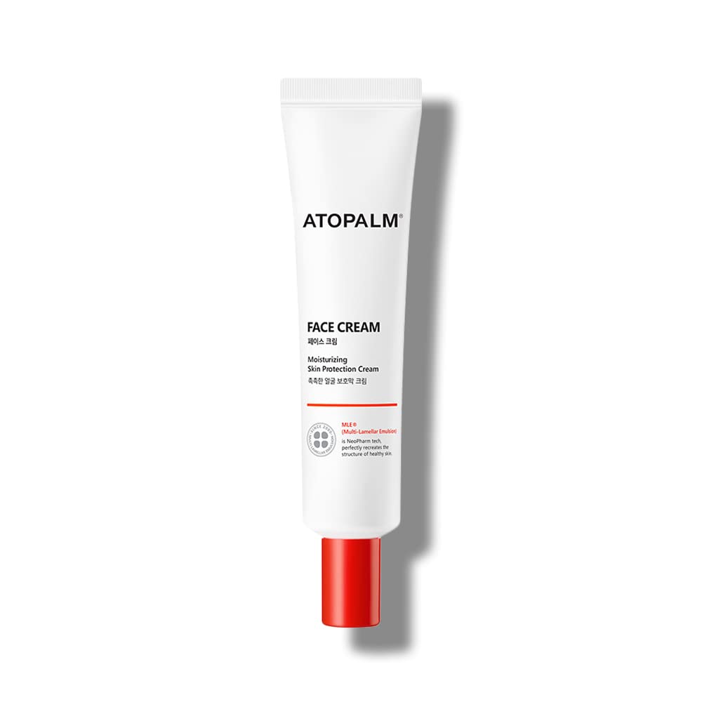 ATOPALM front tube packaging showing brand and travel-friendly size benefit