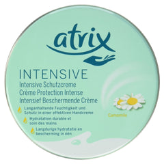 Atrix hand cream front tube showing 150ml size and camomile benefit