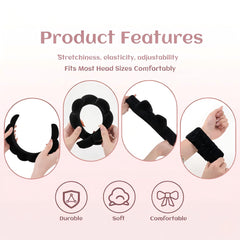 ATROCH wristbands on forearms catching splashes during face wash