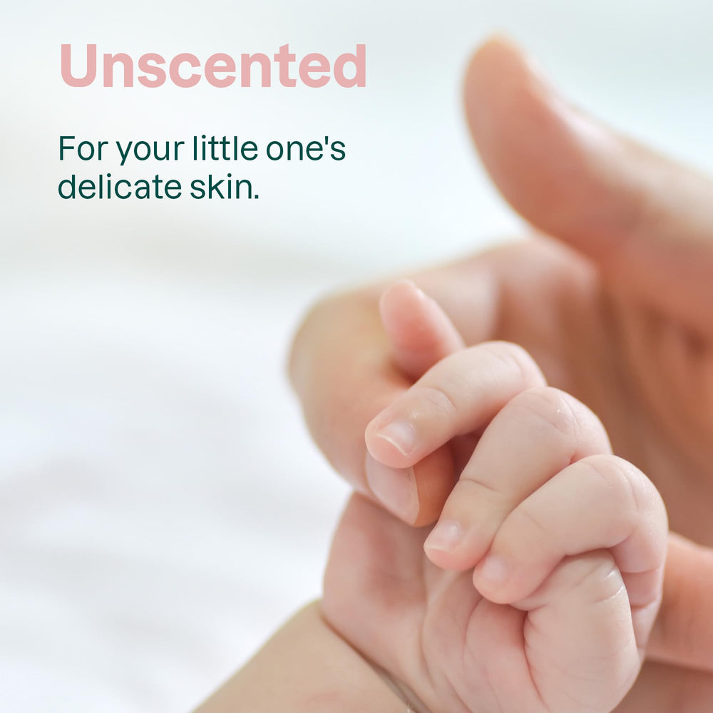 ATTITUDE being applied to baby arm demonstrating gentle hydration