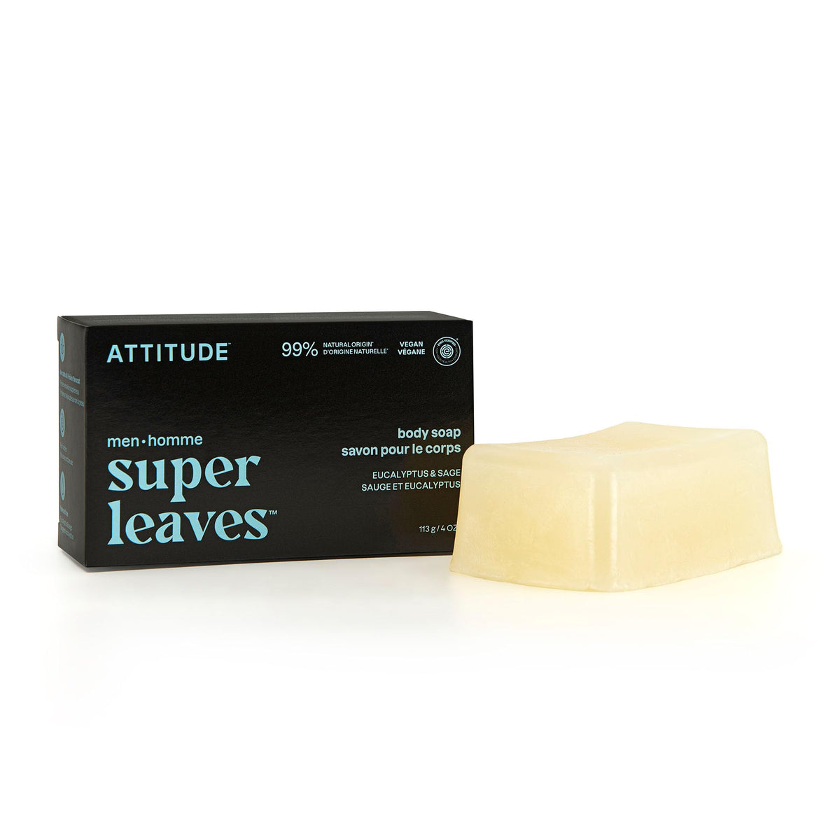 ATTITUDE front packaging showing bar and scent benefits
