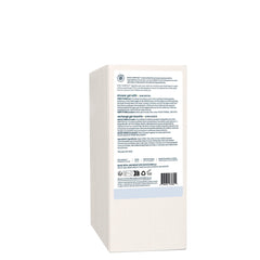 ATTITUDE bottle in bathroom shower setting showing calm daily routine benefit