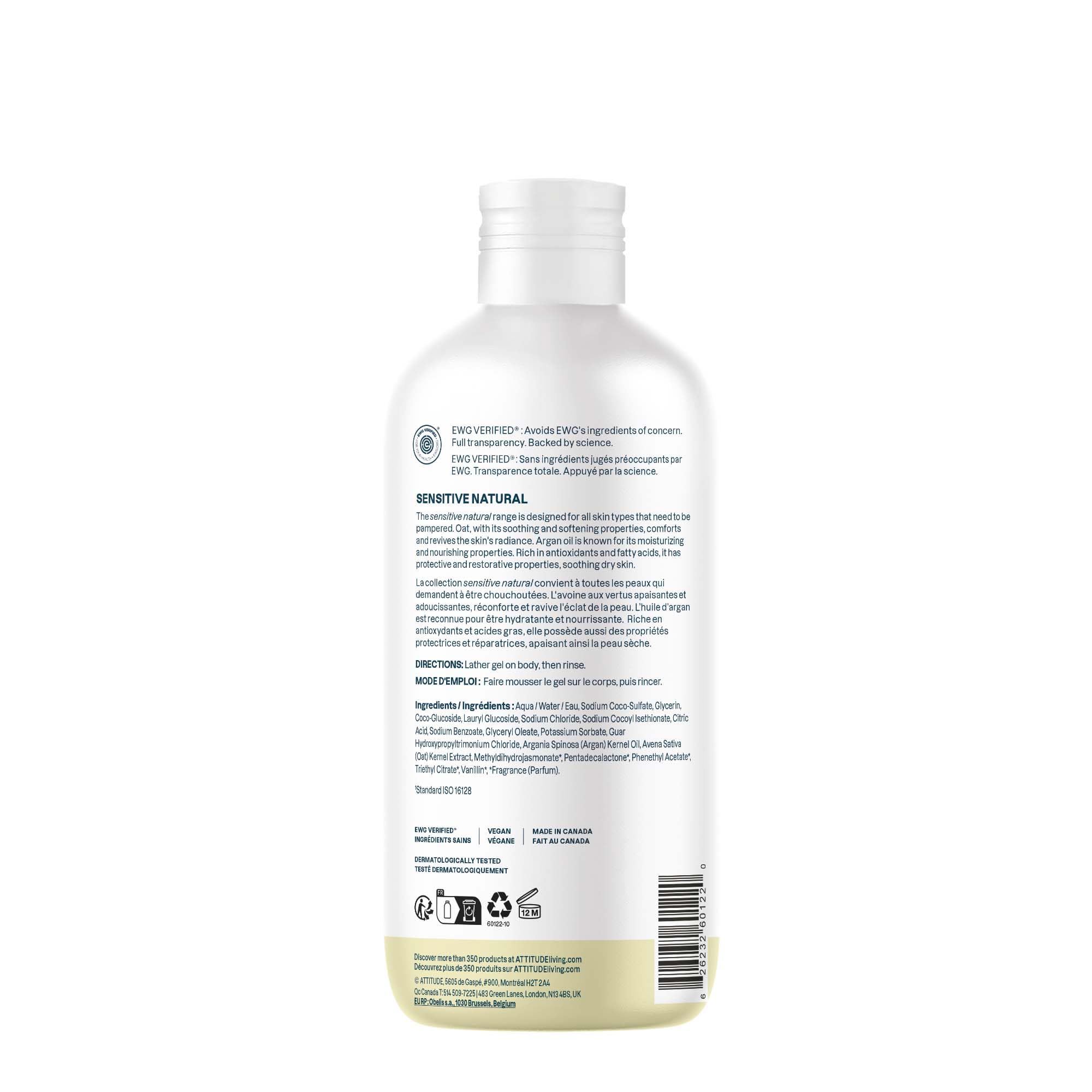 ATTITUDE bottle in shower setting suggesting calming, everyday ritual benefit
