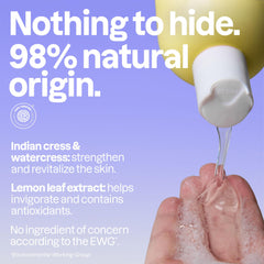 BIO SPECTRA ATTITUDE creamy foam texture demonstrating gentle cleansing