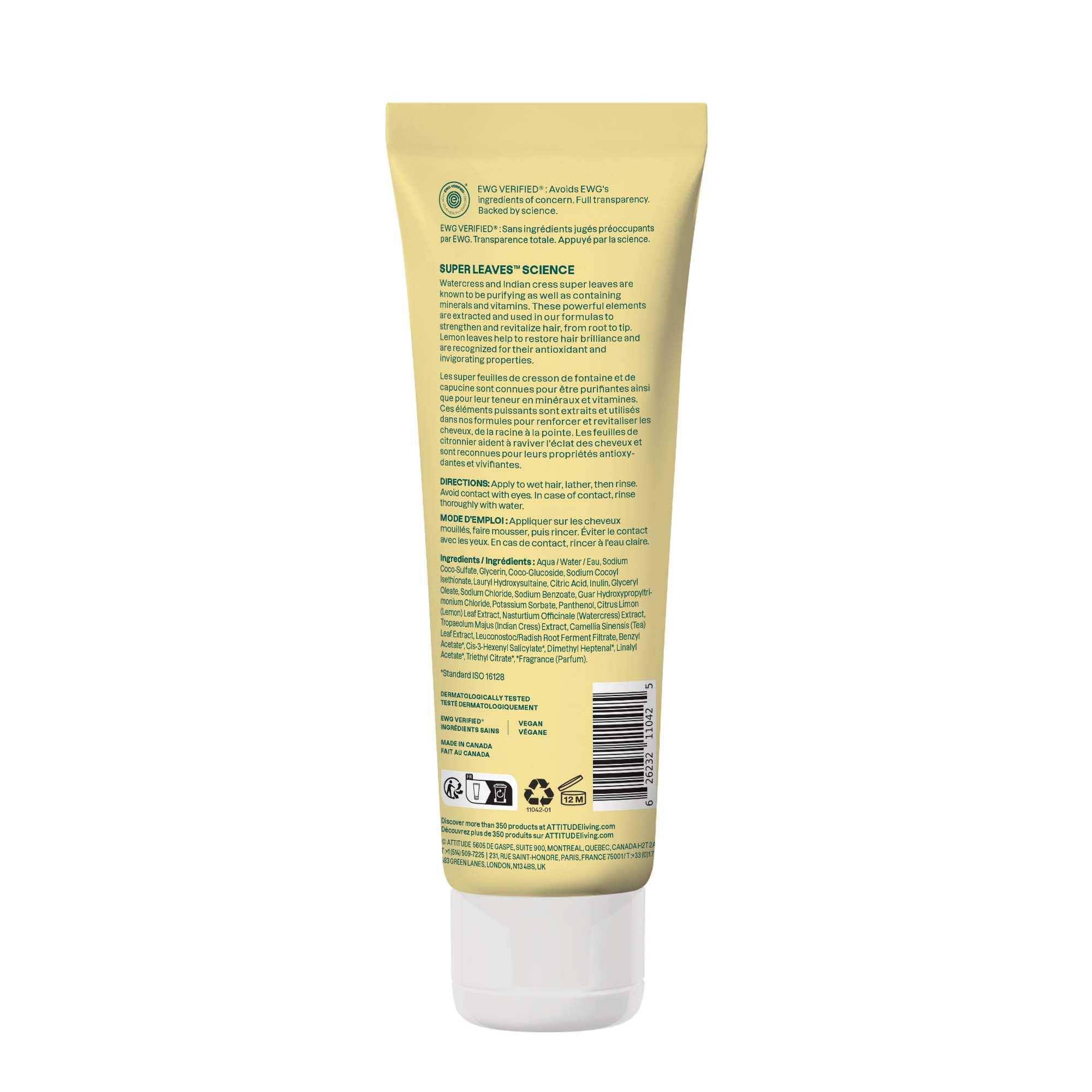 ATTITUDE shampoo paired with clarifying conditioner showing complete routine benefit