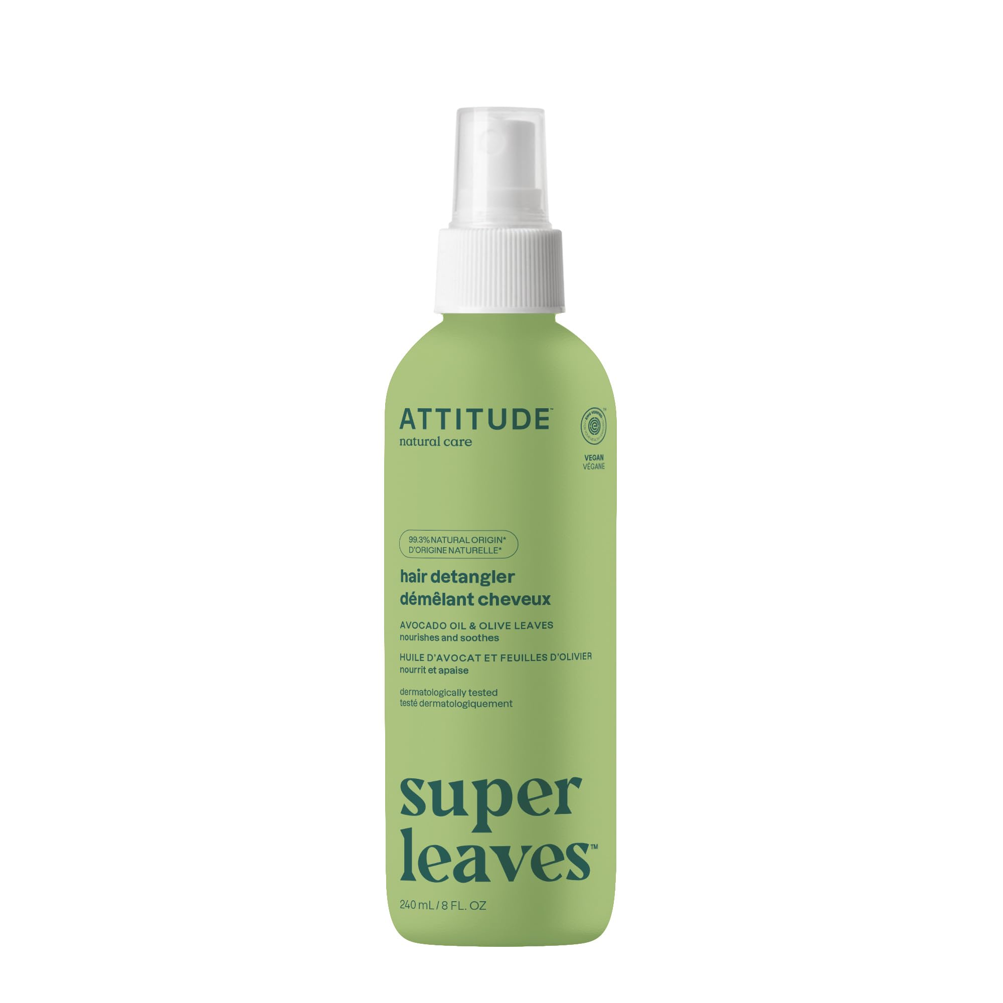 BIO SPECTRA ATTITUDE front bottle showing pear amber packaging and claim