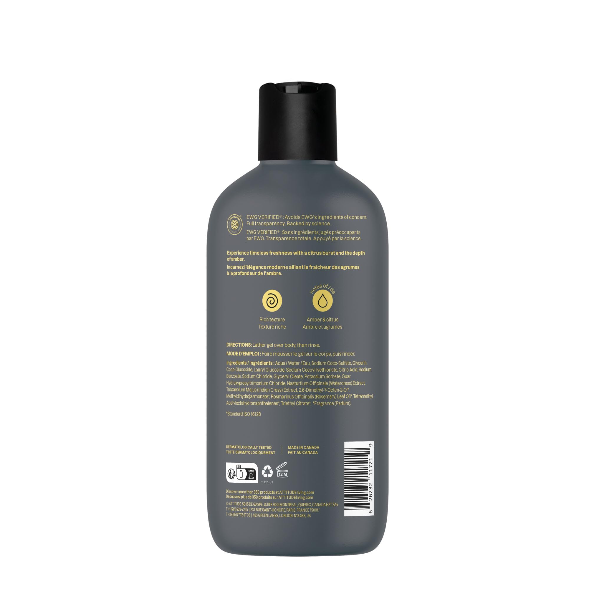 ATTITUDE recyclable packaging detail highlighting sustainable choice