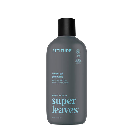 ATTITUDE front packaging showing eucalyptus and sage scent benefits