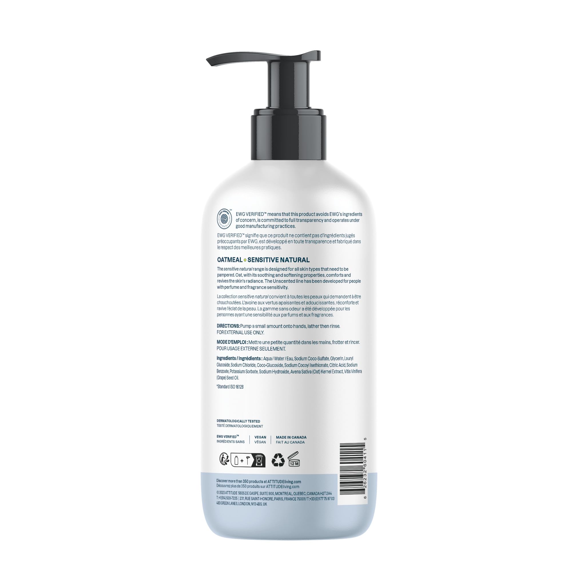 BIO SPECTRA ATTITUDE family washing hands at sink conveying gentle, household-safe use