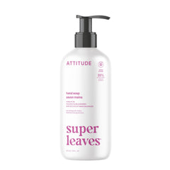 BIO SPECTRA ATTITUDE front bottle showing coconut and wild berries scent benefit: clean hands