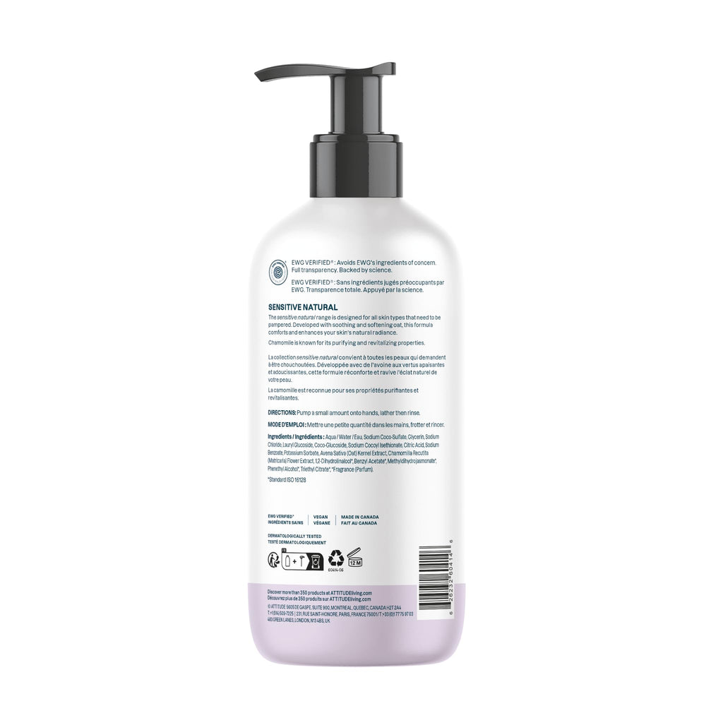 ATTITUDE hand soap in bathroom setting suggesting calming scent and routine