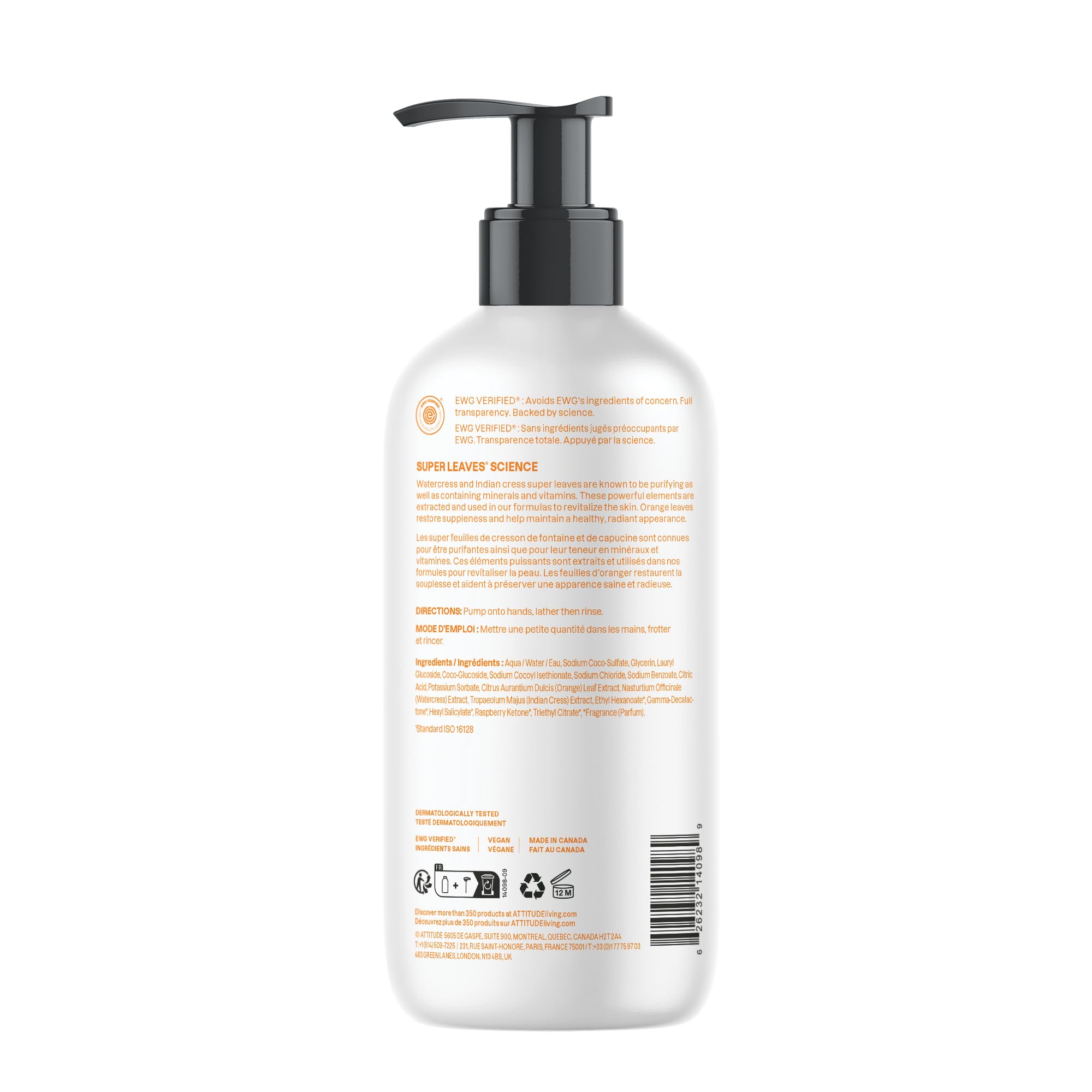 BIO SPECTRA ATTITUDE bathroom counter display showing stylish daily use benefit