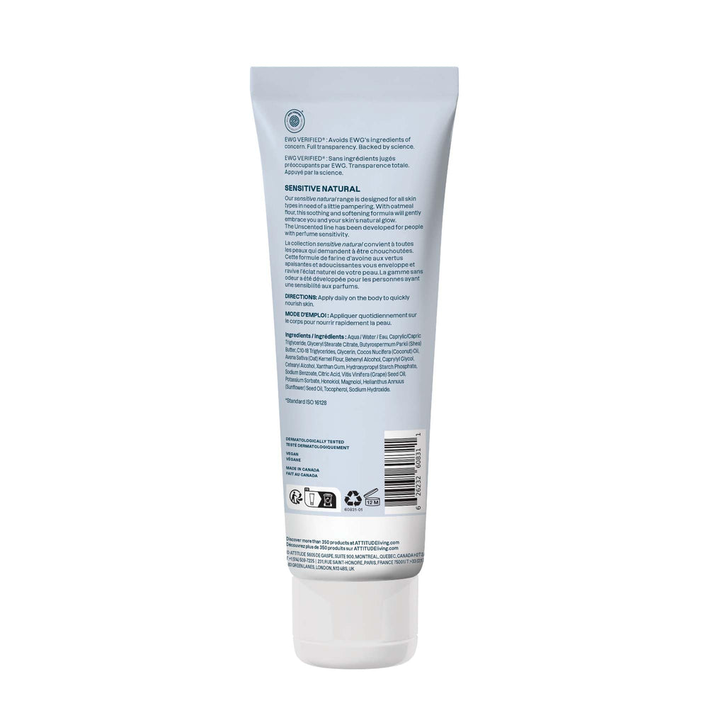 ATTITUDE lotion on bathroom counter in lifestyle scene suggesting daily routine support