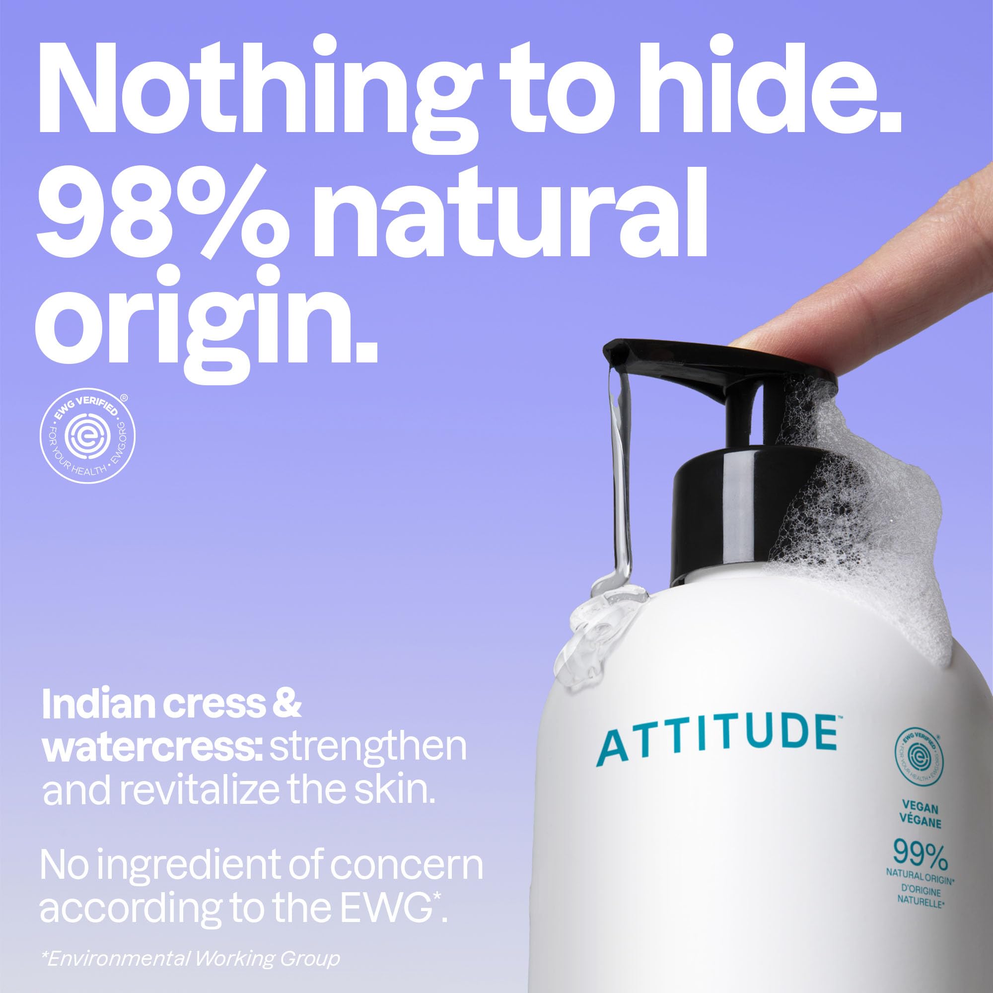 BIO SPECTRA ATTITUDE foam lather close-up showing gentle hydration