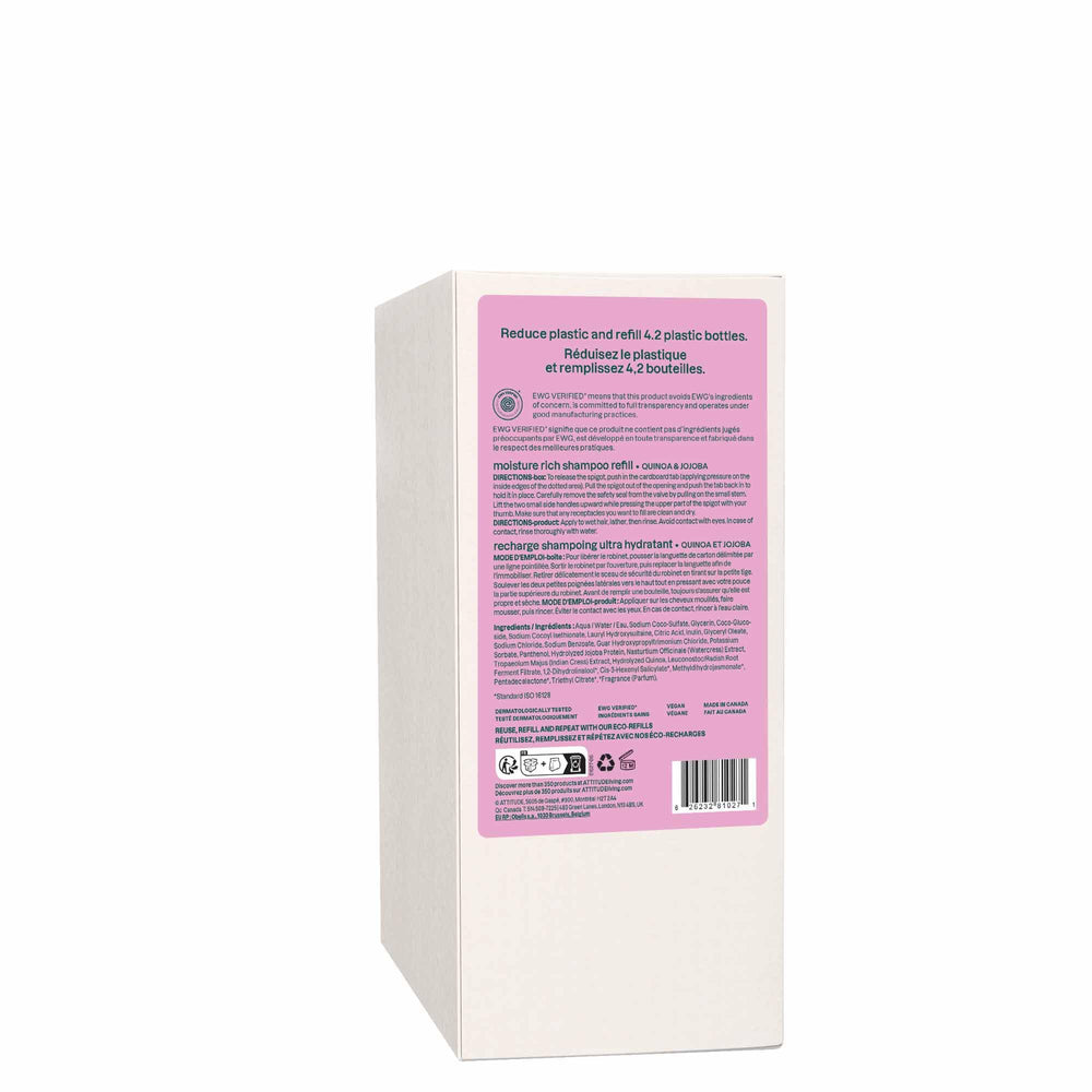 BIO SPECTRA ATTITUDE refill bottle with recycling focus highlighting eco benefit