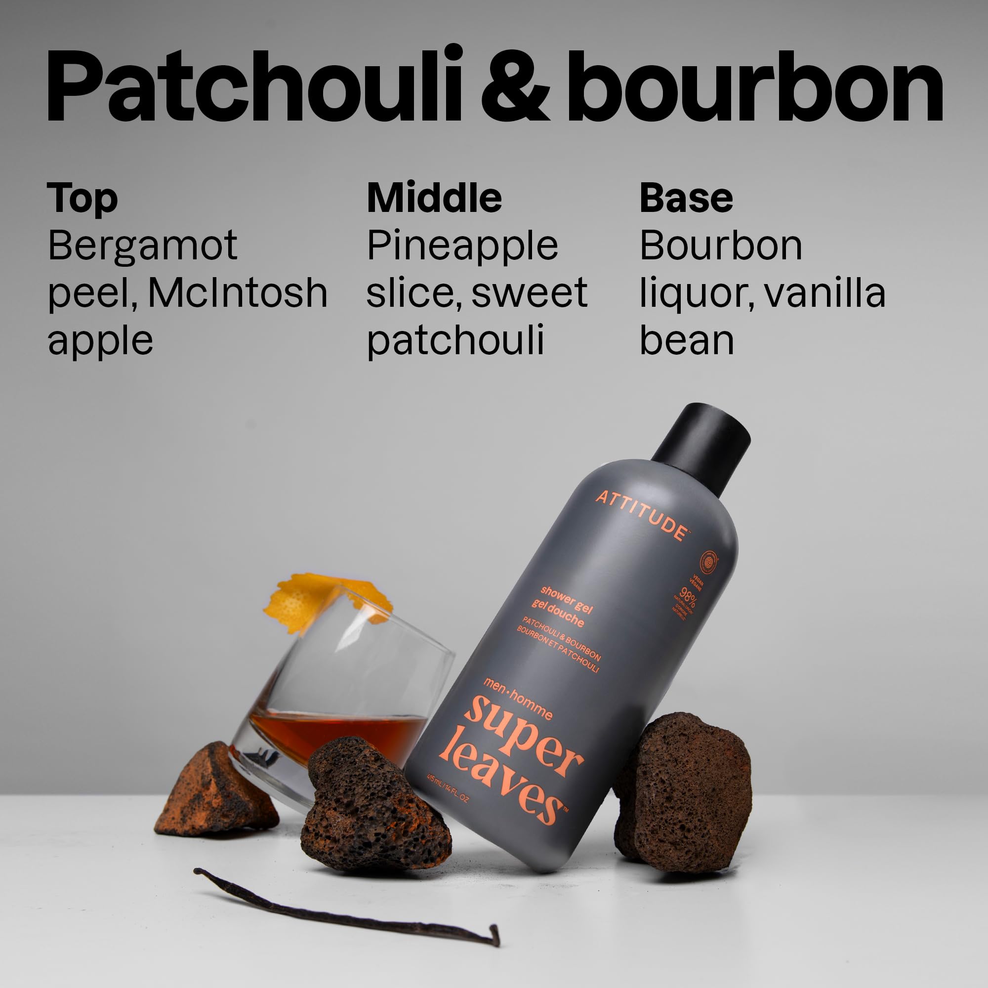 ATTITUDE creamy lather texture on hand illustrating gentle cleansing benefit