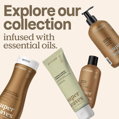 ATTITUDE bottle beside hand showing 15 fl oz size and family-friendly portioning benefit