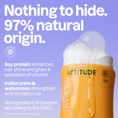 BIO SPECTRA ATTITUDE close-up of soy protein texture boosting hair body benefit