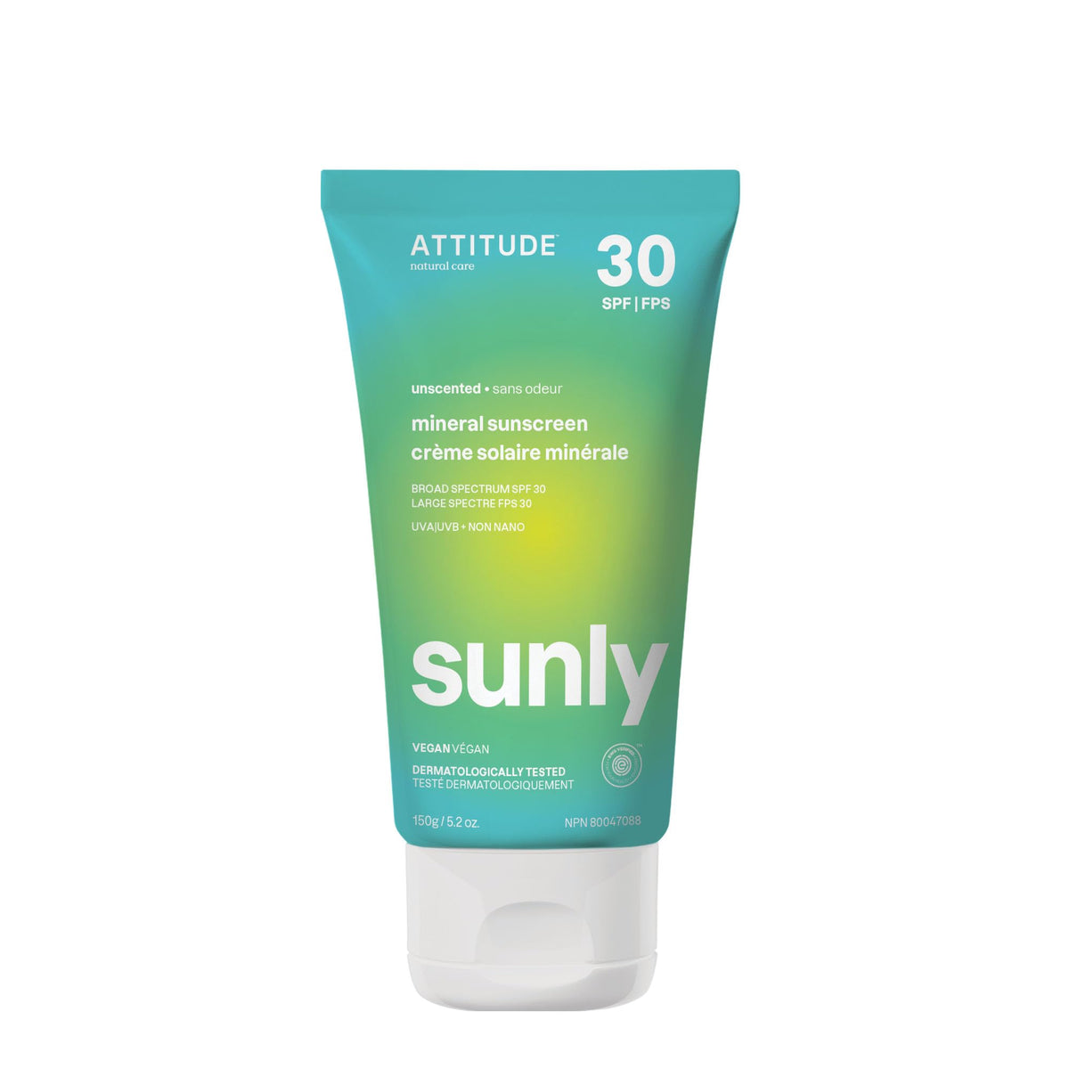 ATTITUDE Sunly front packaging showing tube and clear product identity for easy selection