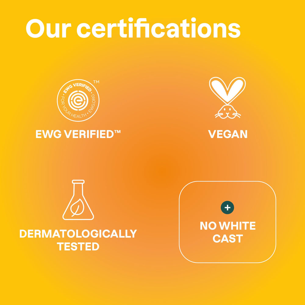 ATTITUDE sunscreen label and ingredients highlighting clean formula